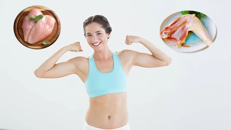 Protein trong ức gà giúp hỗ trợ duy trì cơ bắp và phục hồi sau tập luyện.