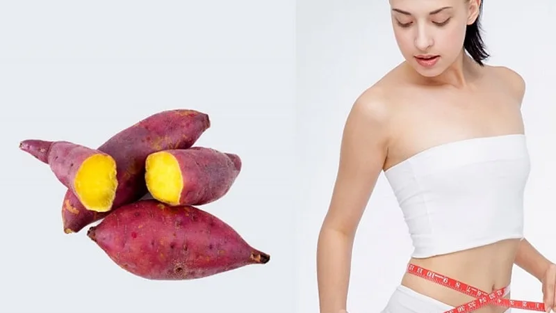Khoai lang giúp no lâu nhờ chất xơ và tinh bột phức hợp, từ đó hỗ trợ kiểm soát cảm giác thèm ăn.