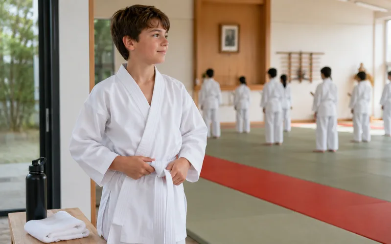 Người mới học karate nên chuẩn bị trang phục thoải mái, tinh thần kiên trì và thái độ nghiêm túc khi luyện tập.